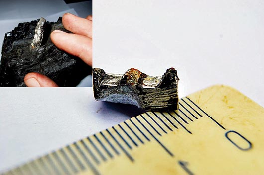 Man finds 300 million year old Aluminium