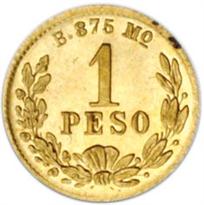 MEXICO GOLD PESO (1872-1905)