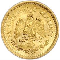 MEXICO GOLD 10 PESO (1905-1959)