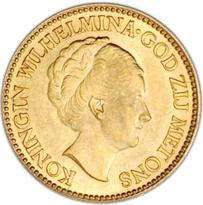 Netherlands Gold 10 Gulden (1875-1933)
