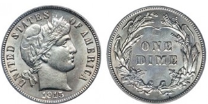 Barber Dimes (1892-1916)
