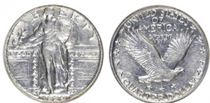 Standing Liberty Quarters (1916-1930)