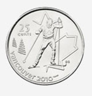 25 cents 2009 - Cross Country Elizabeth II