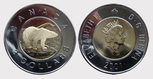 2 dollars 2006 - Churchill Elizabeth II