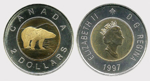 2 dollars 2007 Elizabeth II