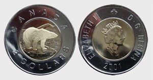 2 dollars 2008 Elizabeth II