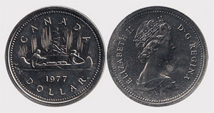 1 dollar 1977 - Detached Jewel - SWL  Elizabeth II