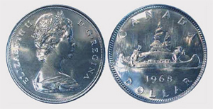 1 dollar 1980 Elizabeth II coin