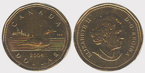 1 dollar 2004 - Goose Elizabeth II