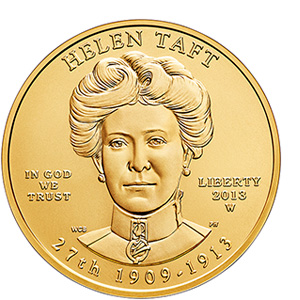 2013 First Spouse Series One-Half Ounce Gold Uncirculated Coin - Helen Taft (1CF)