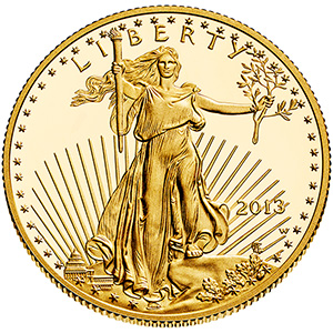 2013 American Eagle One-Half Ounce Gold Proof Coin (GA2)