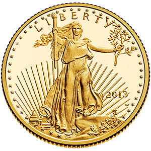 2013 American Eagle One-Quarter Ounce Gold Proof Coin (GA3)