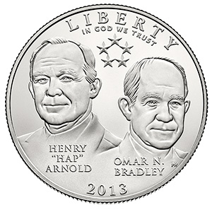 2013 5-Star Generals Commemorative Coin Program Uncirculated Clad Half-Dollar (5G6)