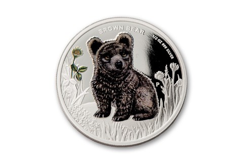 2013 Australia Half Oz Silver Forest Babies - Bear Proof