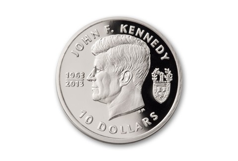 2013 British Virgin Islands 10 Dollar Silver John F Kennedy Proof 