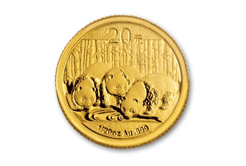 2013 China 1/20-oz Gold Panda PCGS MS69 First Strike