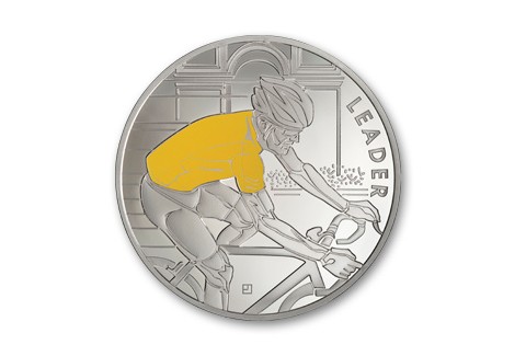 2013 France 10Euro Silver Tour De France Leader Proof