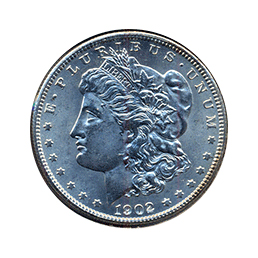 1902 Morgan Silver Dollar coin