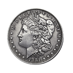 1881 Morgan Silver Dollar coin
