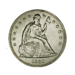 1840 Seated Liberty Dollar