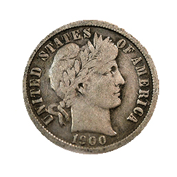 1900 S Barber Dime