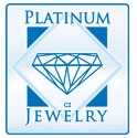 Cubic Zirconia CZ Platinum Jewelry