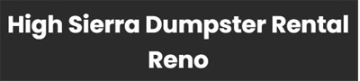 High Sierra Dumpster Rental Reno