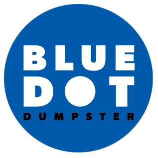 Blue Dot Dumpster