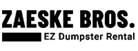 Zaeske Bros EZ Dumpster Rental
