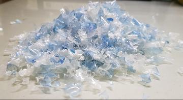 PET Flakes White / Blue mix 60:40