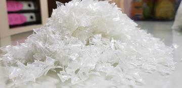 PET Flakes Clear Transparent