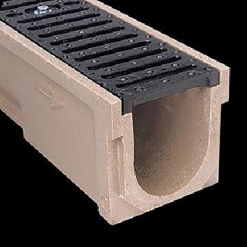 McNICHOLSÂ® TRENCH DRAIN System, POLYCASTÂ® Series 600, Polymer Concrete, Kit 2 - 40-Linear Feet