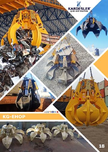 Electro Hydraulic Orange Peel Grab