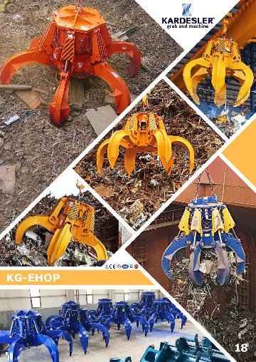 Electro Hydraulic Orange Peel Grab