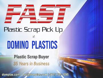 Prompt pickup for plastic scrap