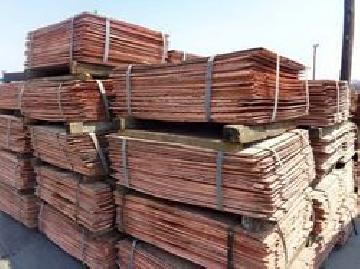 . copper cathodes 99.99% purity