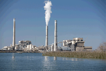 Power generation industry with industrial tank