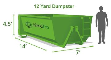 12 Yard Standard Dumpster