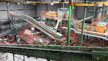 Slag processing plant