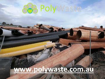 PolyWaste can assist with removal and recycling of HDPE Pipe and HDPE scrap from Mine Sites.