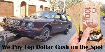 our scrap car removal service in brampton