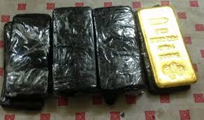Gold Bars and Biscuits worth over Rs 1 Crore seized in Indian Airport