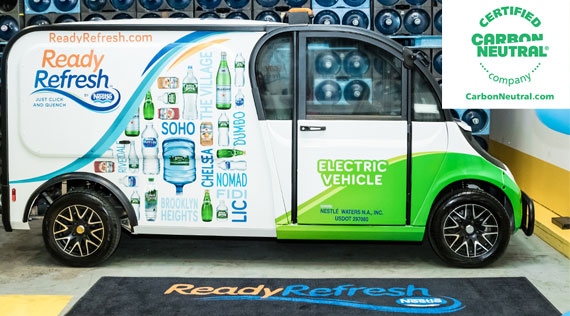 NestlÃ© Waters North America Announces its ReadyRefreshÂ® by NestlÃ©Â® Delivery Service Achieves Carbon Neutrality