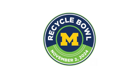 The University of Michigan sets new Recycle Bowl record for largest recycling event in school history