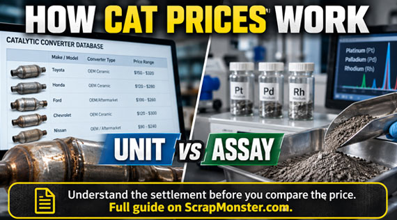 How Catalytic Converter Scrap Prices Are Calculated