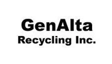 GenAlta Recycling Inc