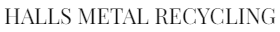 Halls metal recycling Logo