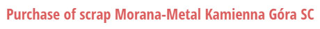 Skup złomu Morana-Metal Kamienna Góra S.C. Logo