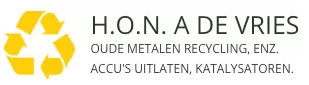 Oude metalen recycling Logo