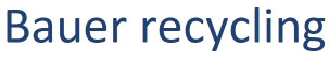 Oud ijzer inkoop Bauer recycling Logo